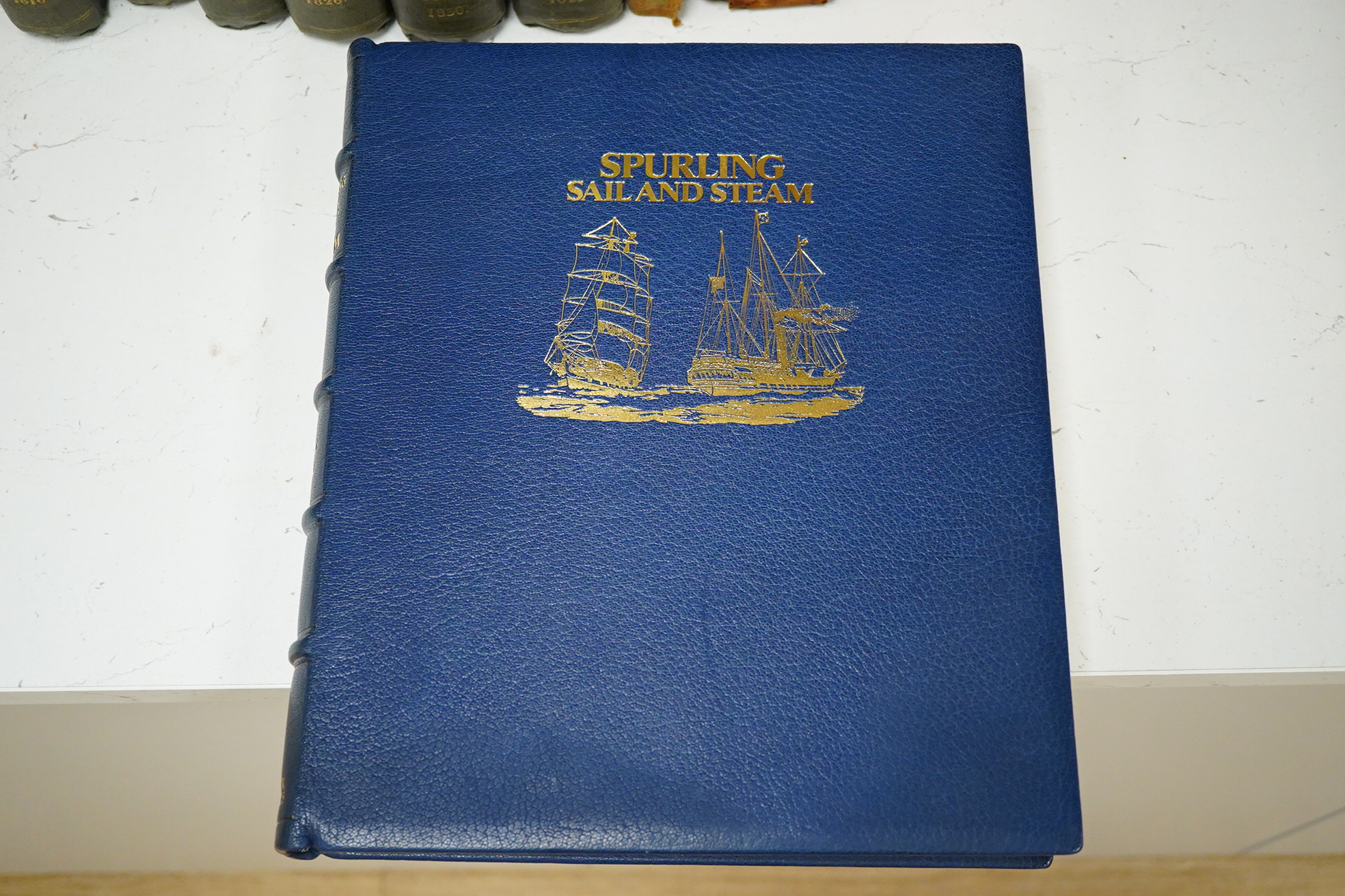 Moore, Warren (editor) - Sail and Steam ... Paintings by Jack Spurling. With an introduction by Frank G.G. Carr. Limited Edition (of 100 numbered copies, signed by editor on title). title and text illus., numerous colour